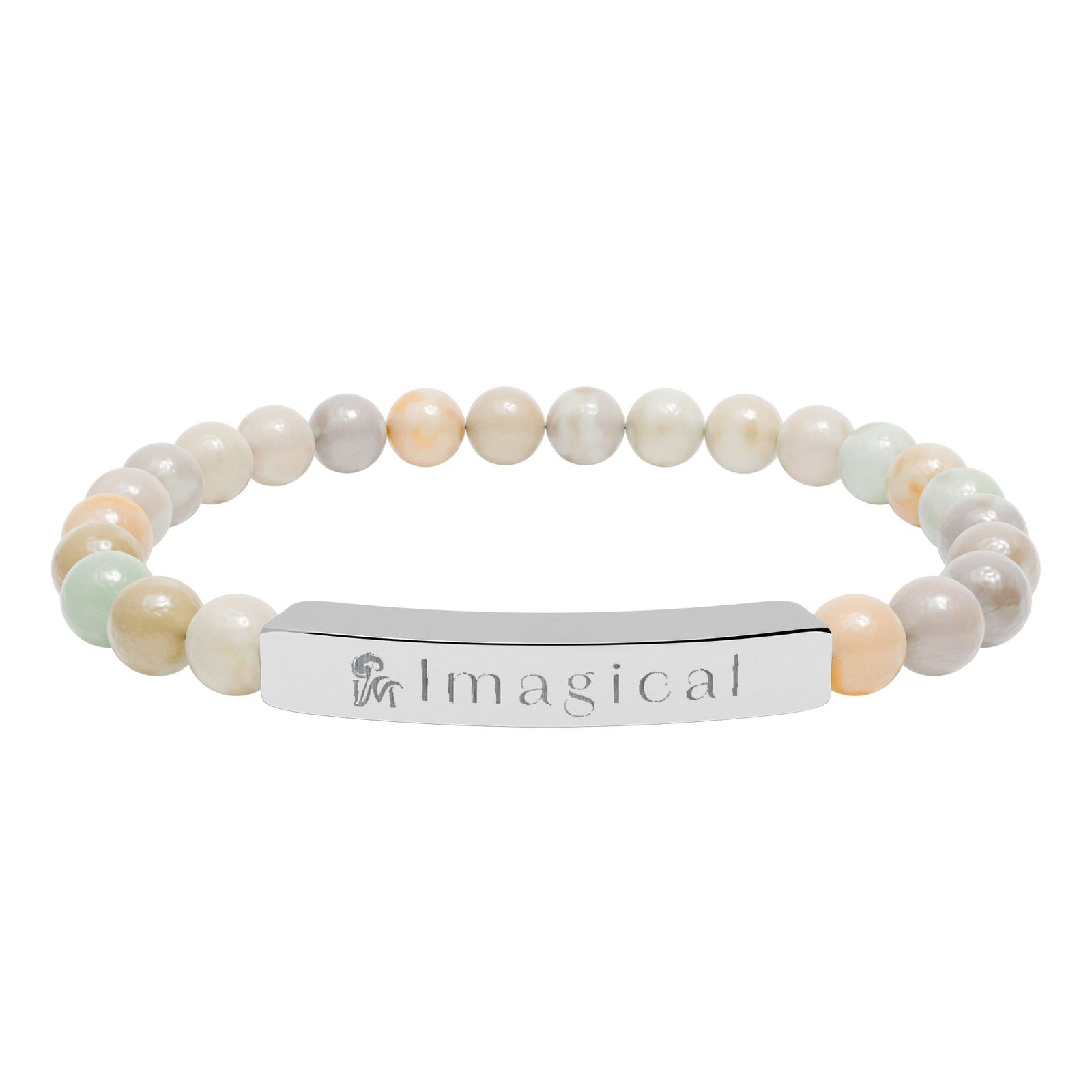 🌟 IM Collection: “Imagical” Natural Stone Bar Bracelet