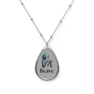 🌟 IM Collection: “Brave” Oval Necklace